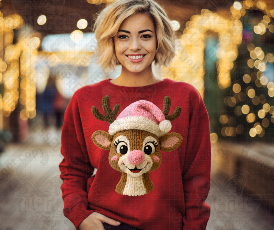 Christmas Reindeer DTF