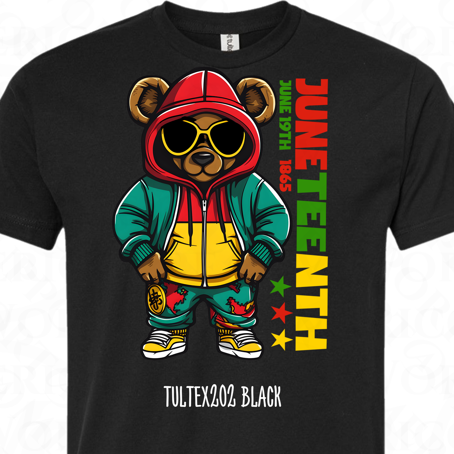 Juneteenth Bear DTF