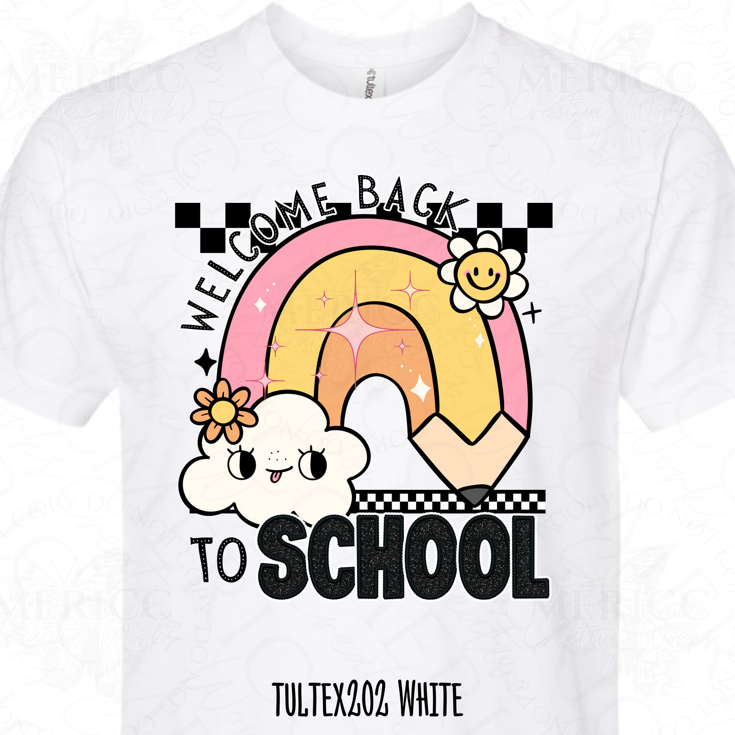 Welcome Back to School |Rainbow Pencil