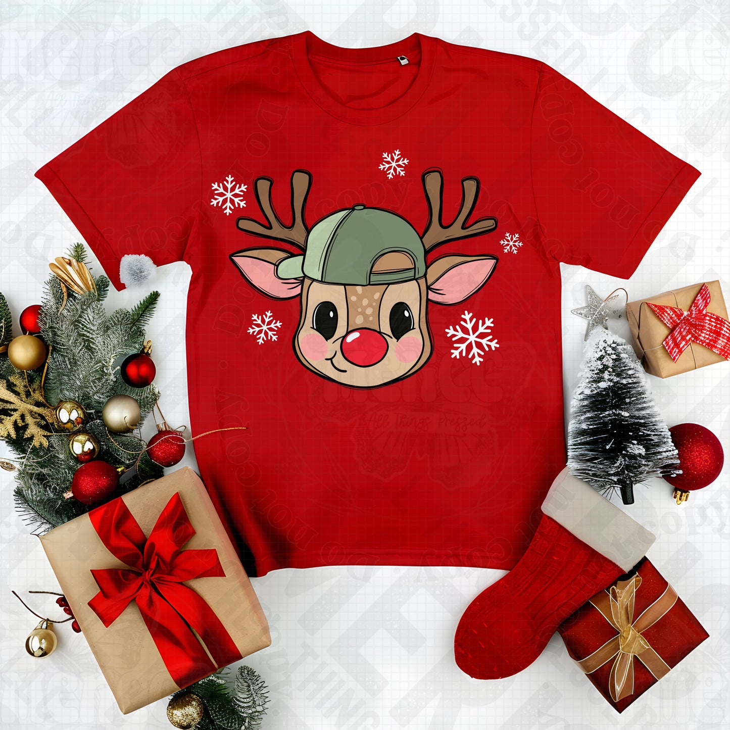 Reindeer Hat DTF