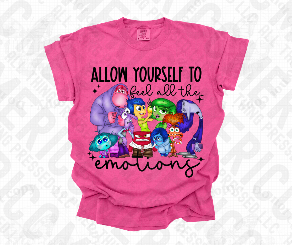 Allow Yourself to Feel all the Emotions DTF