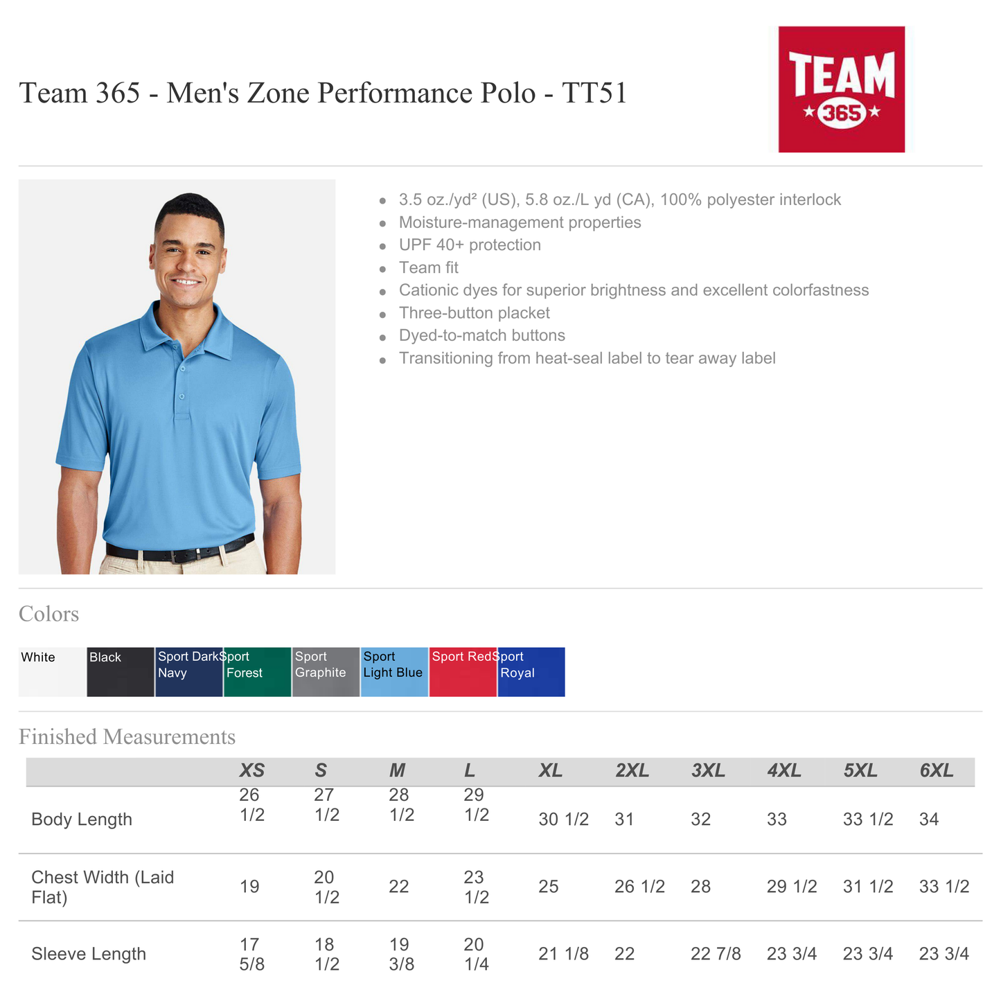 POLO TEAM365 YTT51
