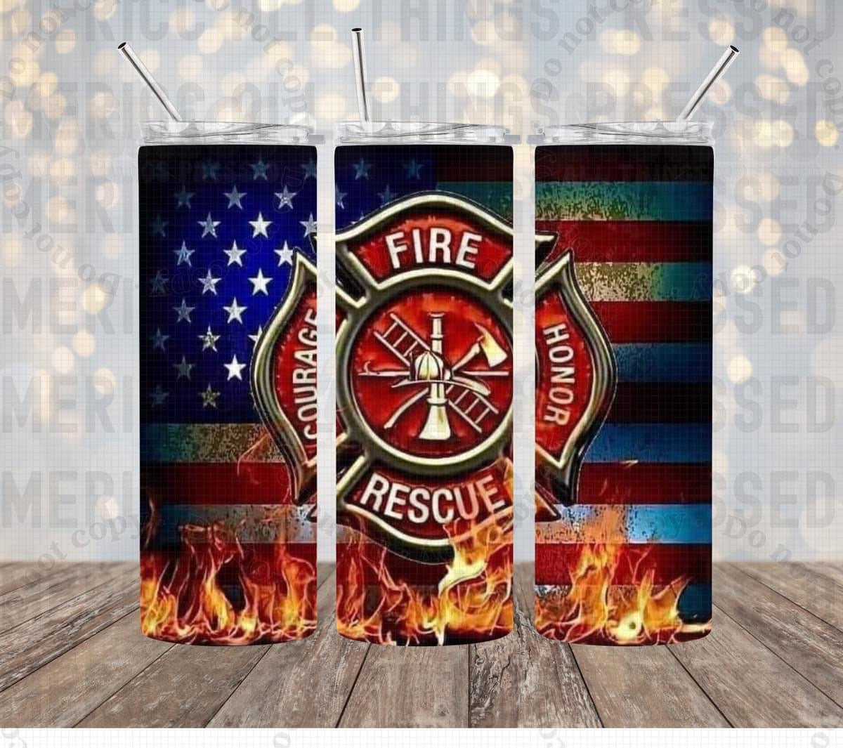 Fire Rescue 🔥🇺🇸 Tumbler