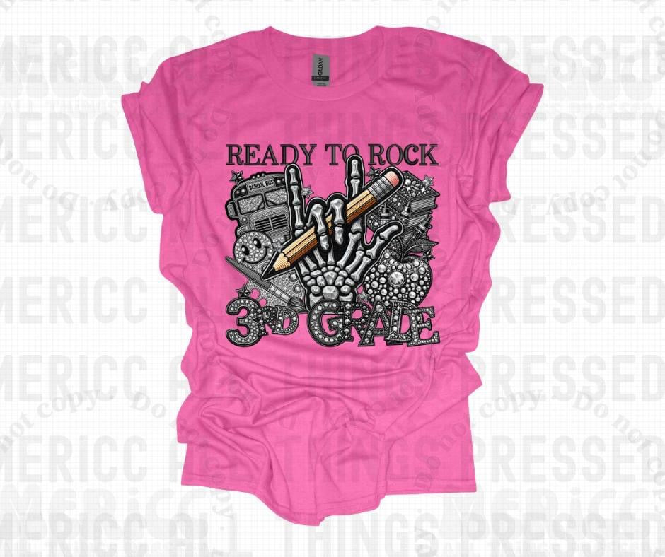 Ready To Rock 3rd Grade Faux Diamonds DTF