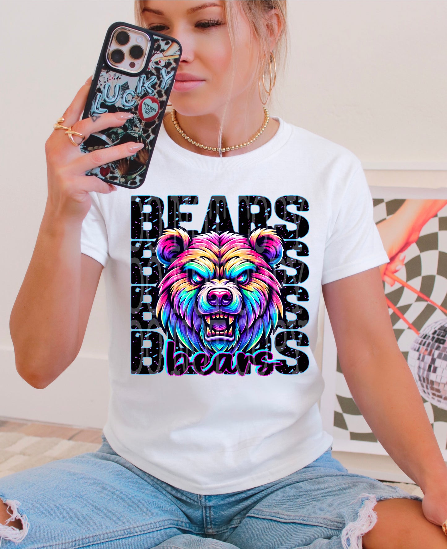 Bears Rainbow Mascot DTF