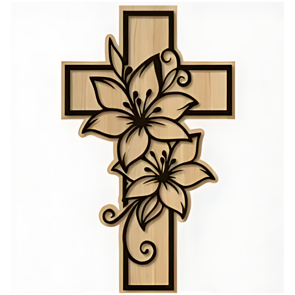 Easter Lily Cross