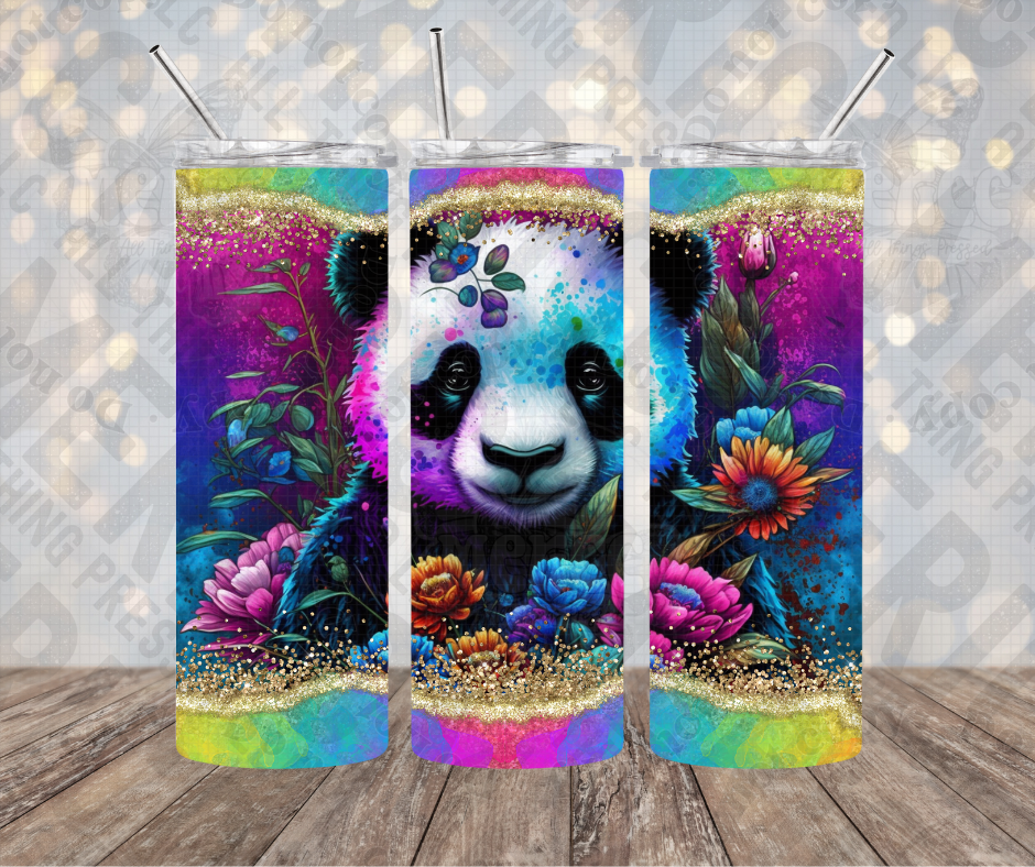 20oz | 30oz Psychedelic Panda Tumbler 0067