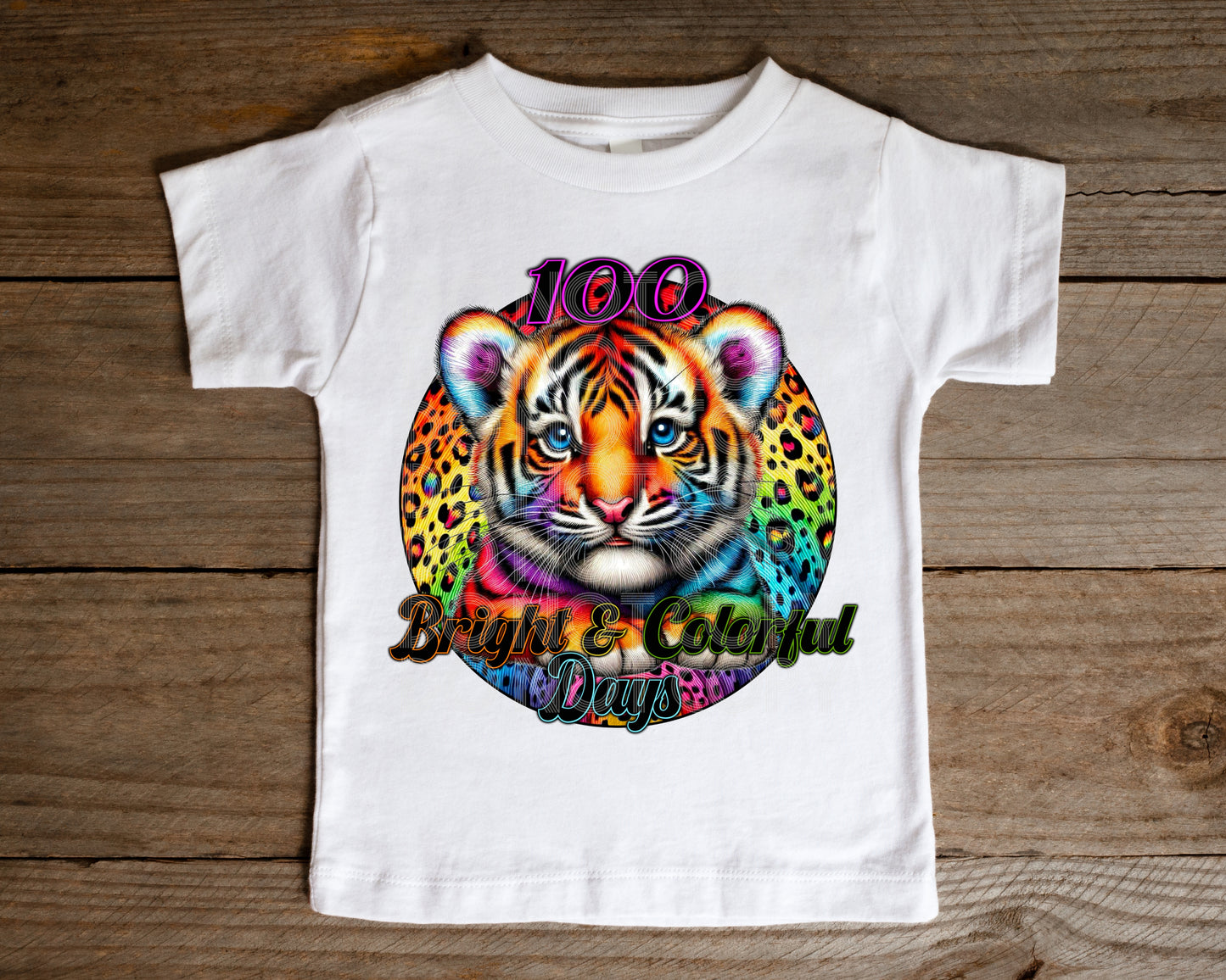 100 Bright & Colorful Days DTF