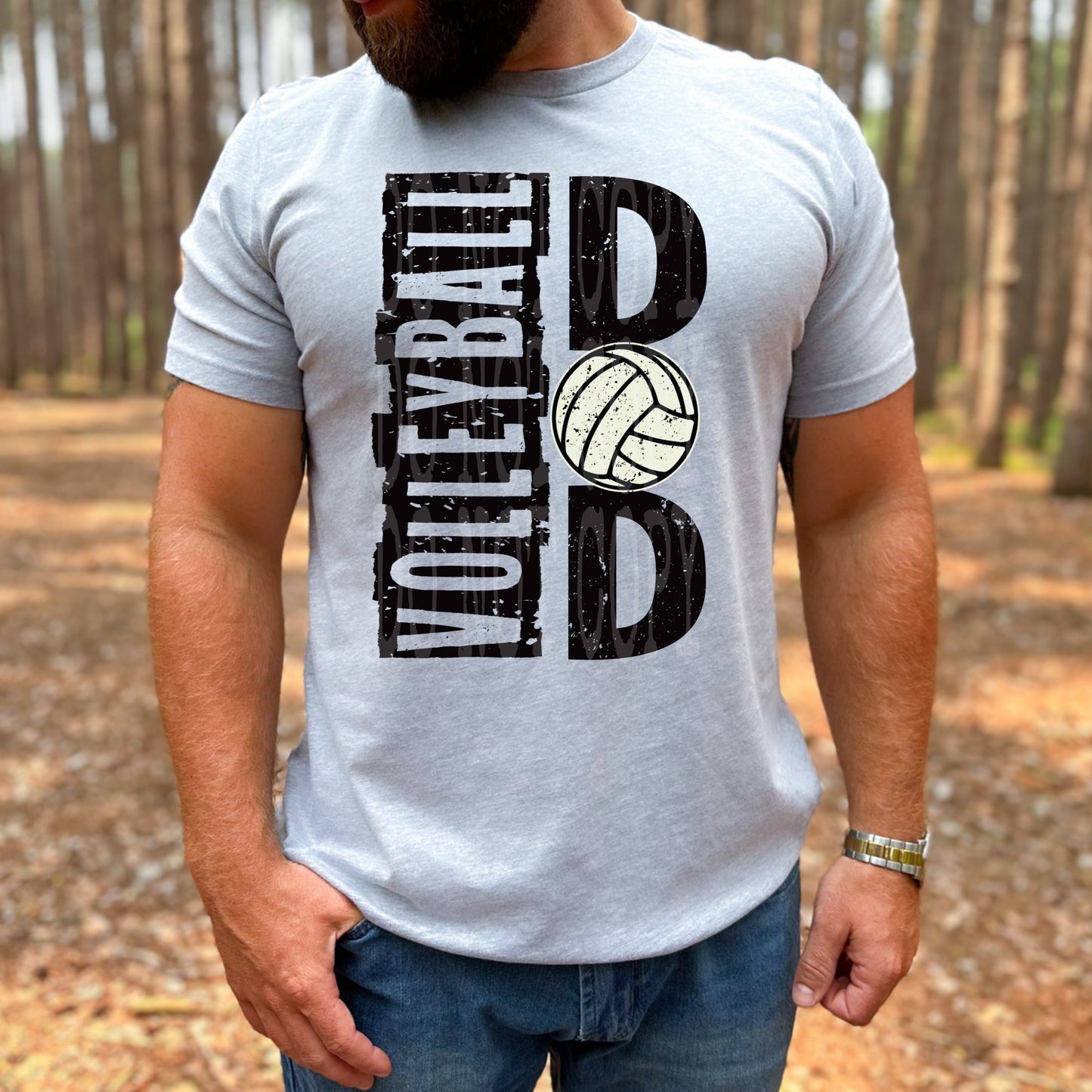 Volleyball Dad Tee