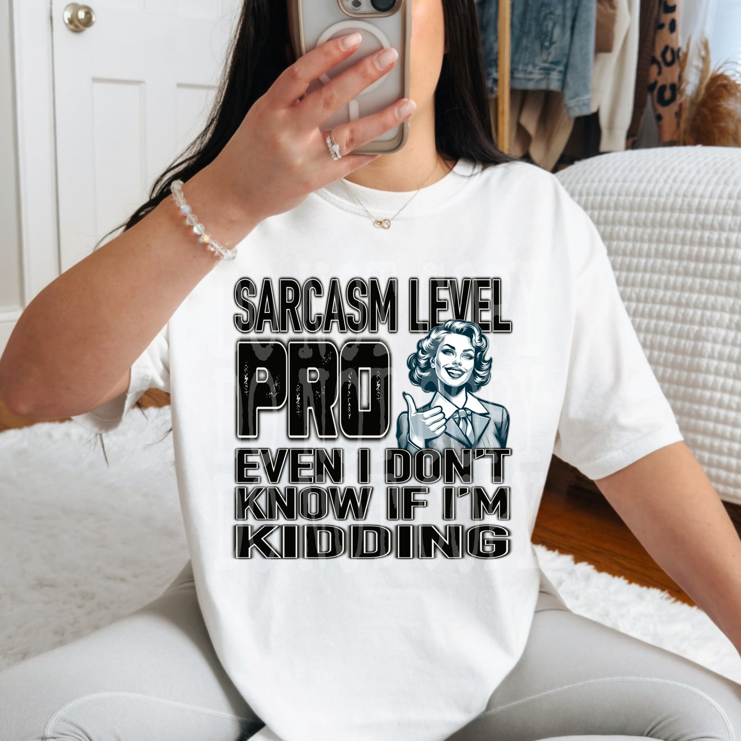 Sarcasm Level Pro Women DTF