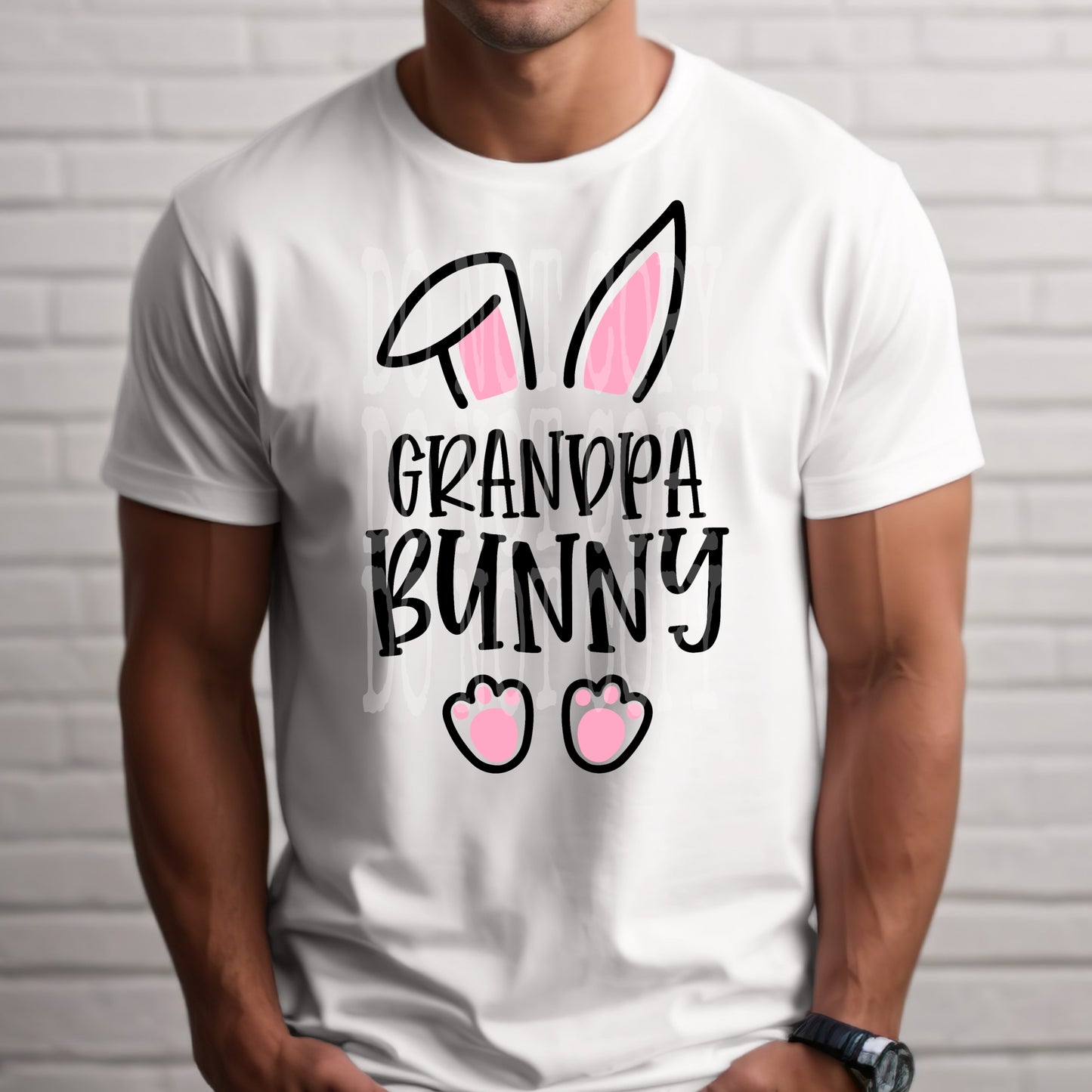 Grandpa Bunny DTF