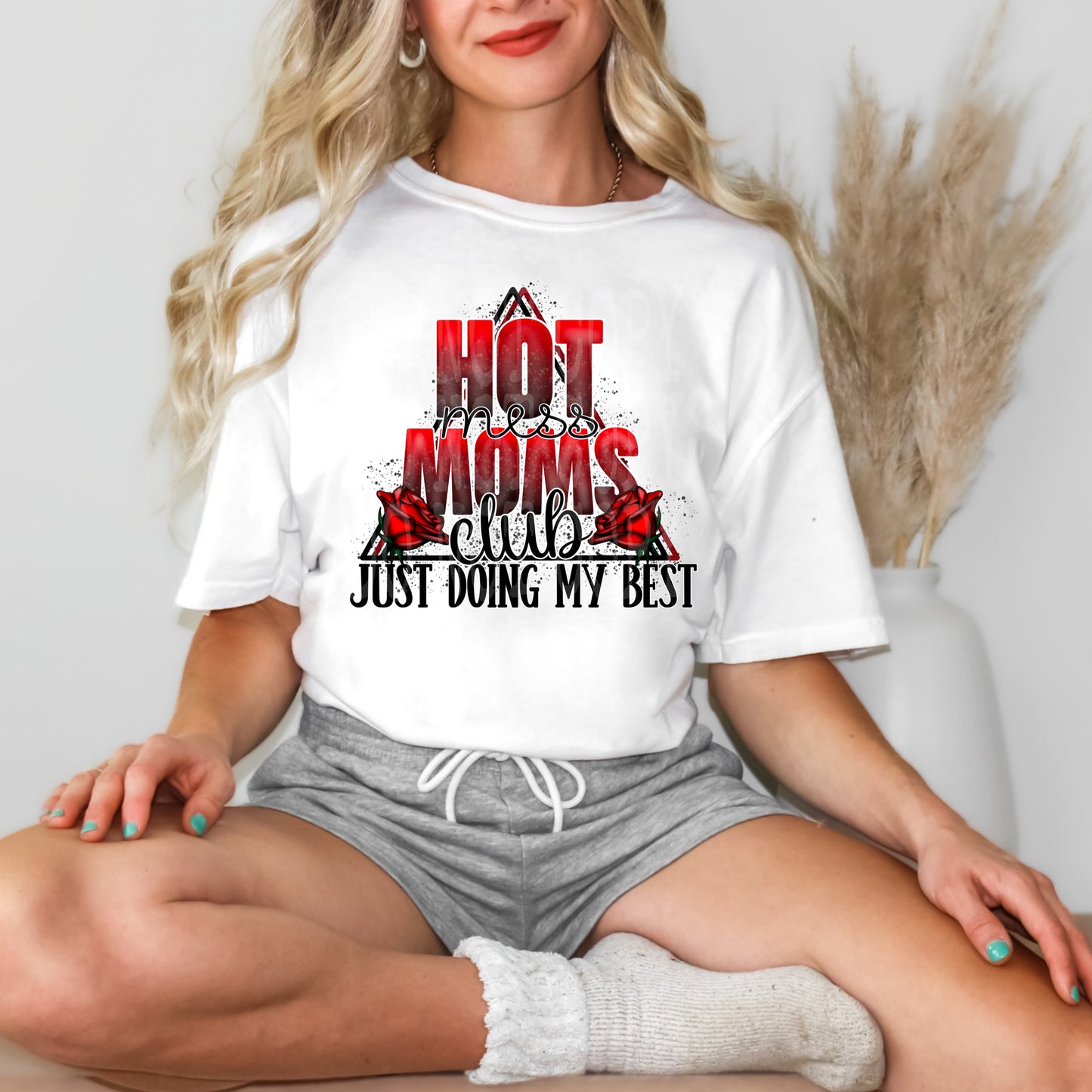 Hot Mess Moms Club Tee