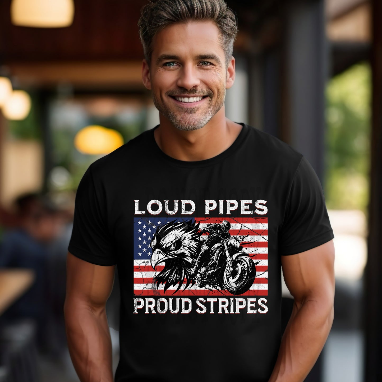 Loud Pipes Proud Stripes DTF