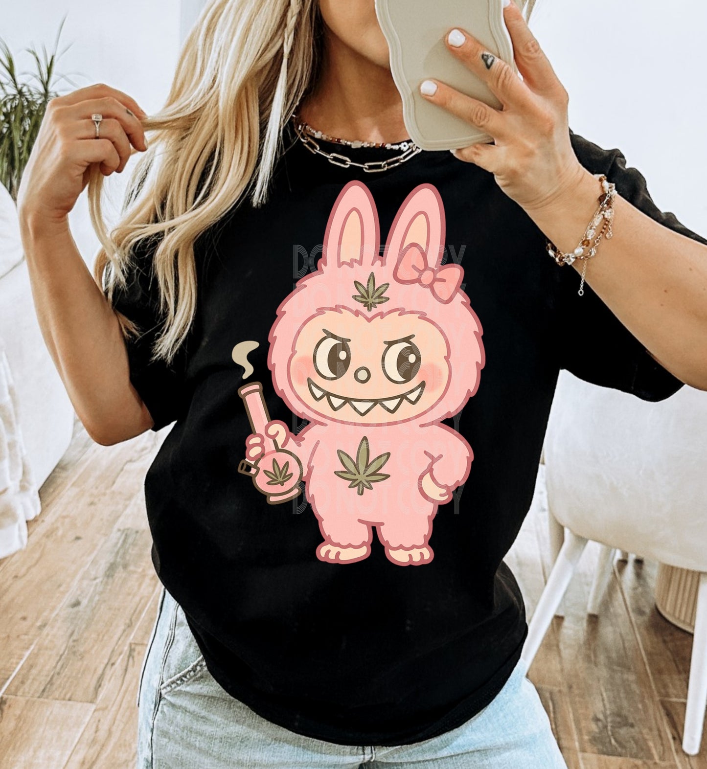 Pink L@bubu Tee
