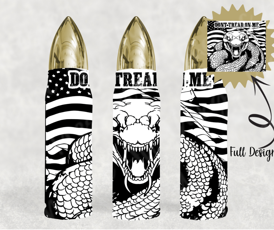 Don't Tread on Me 17 oz. Bullet Tumbler 0035