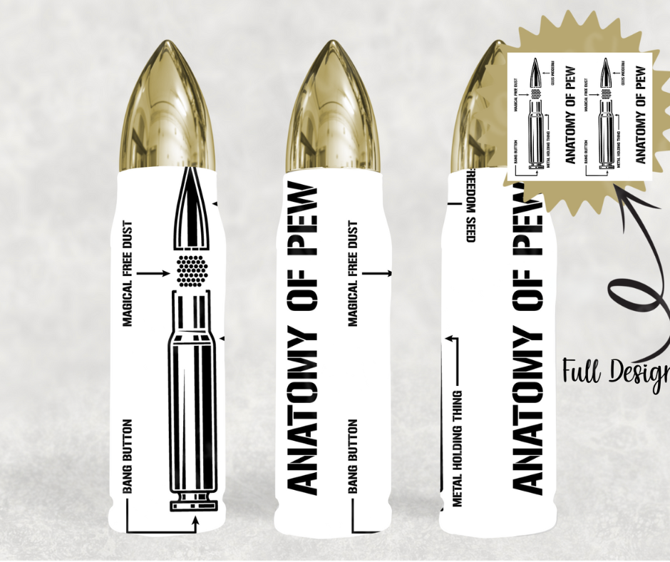 Anatomy of the Pew 17 oz. Bullet Tumbler 0032