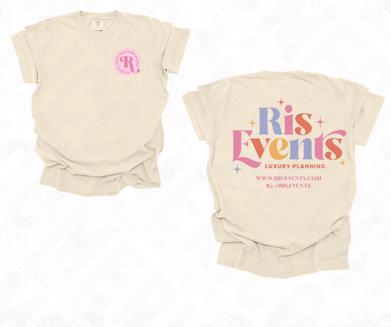 Exclusive Ris Events Luxury Planning T- Shirts
