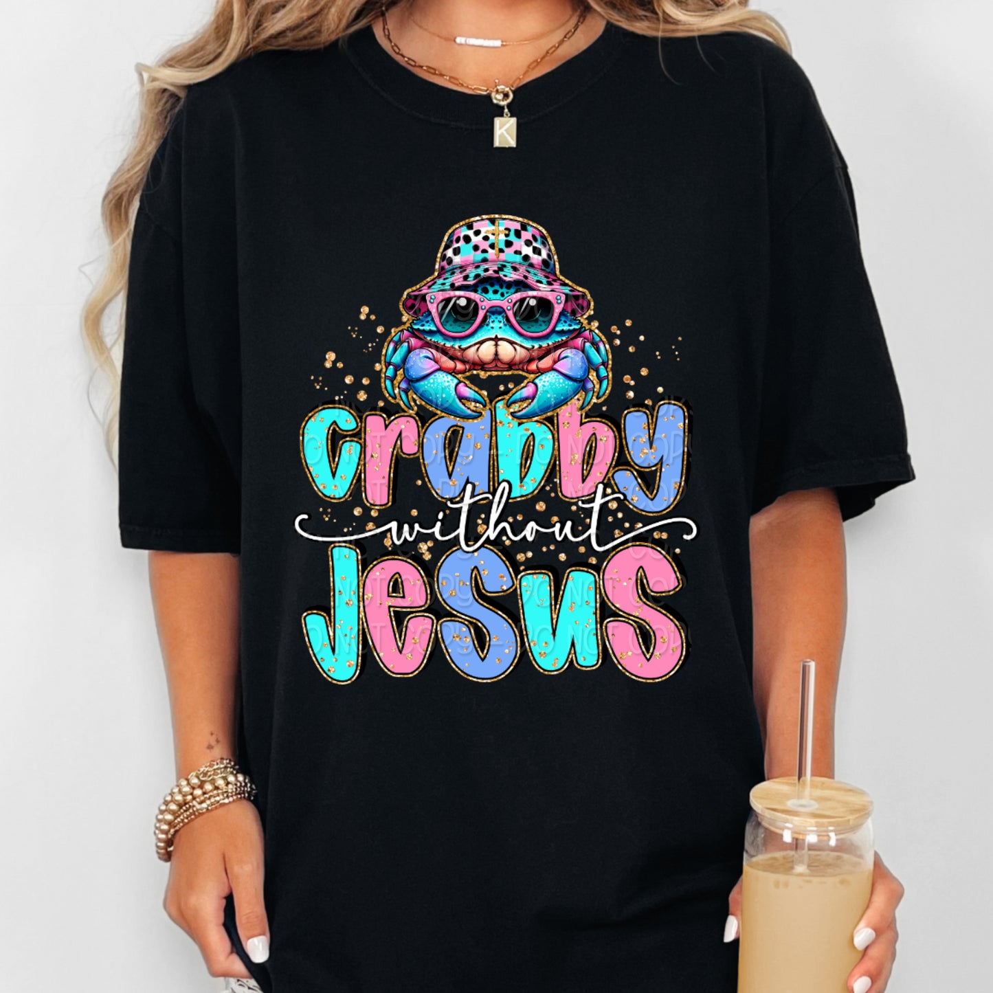 Crabby Without Jesus Tee