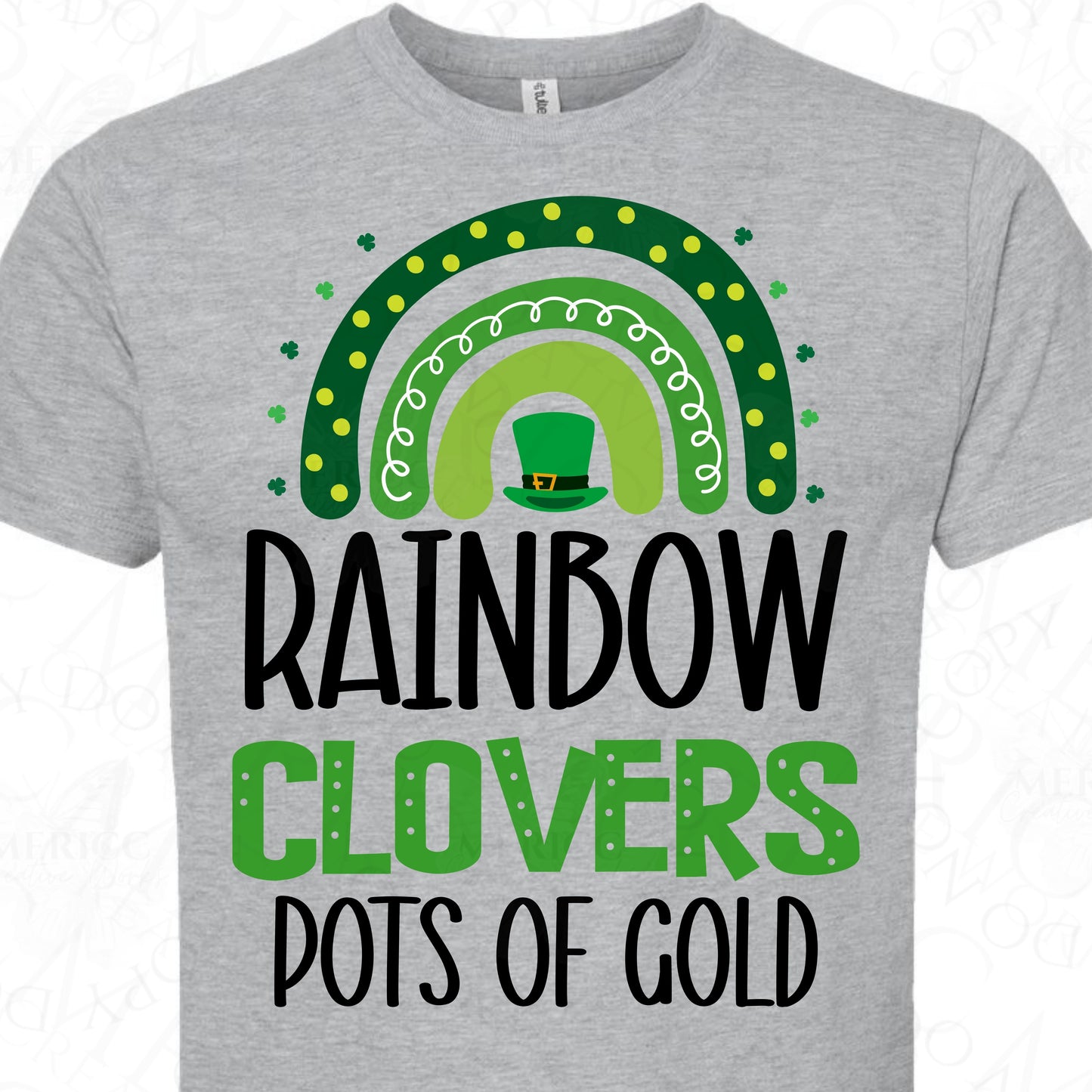 Rainbow, Clovers, Pots of Gold #10