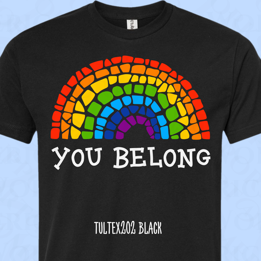 You Belong | White Text