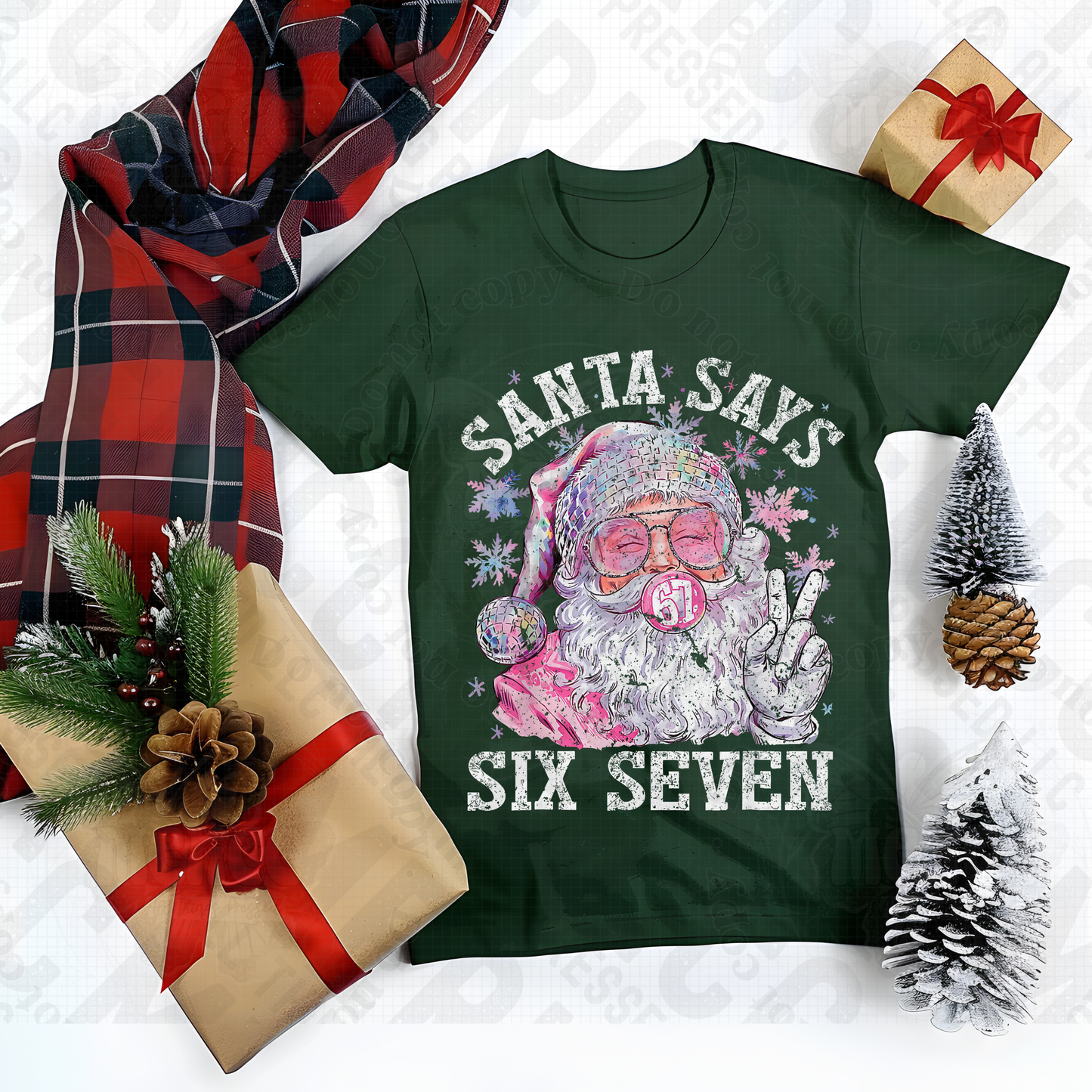 Santa Says 6 7 DTF