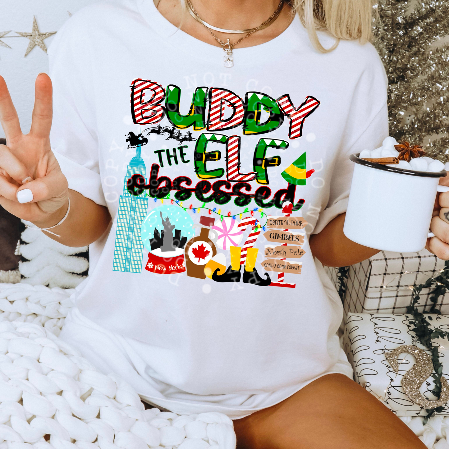 Buddy the Elf OBSESSED DTF