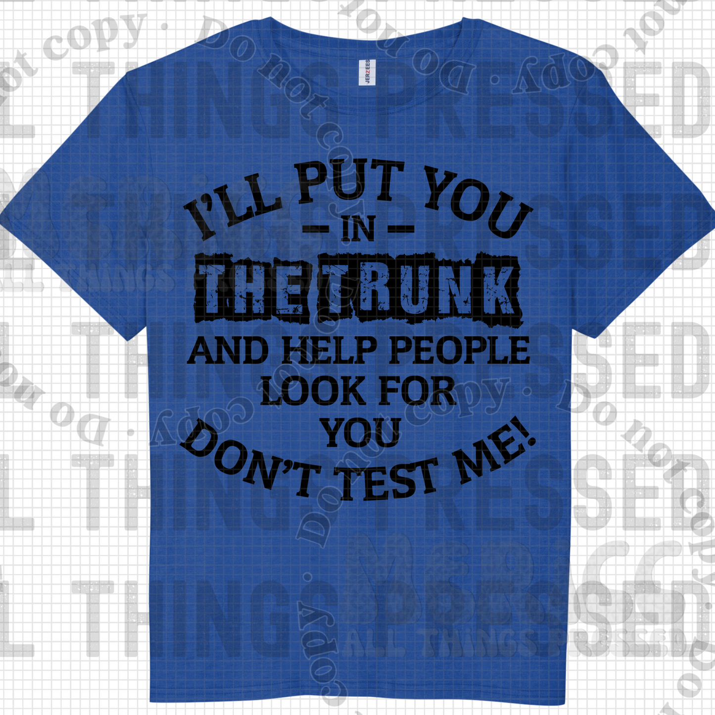 Don't Test Me! Black