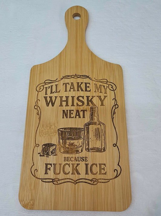 I Take My Whiskey Neat Fuck ICE