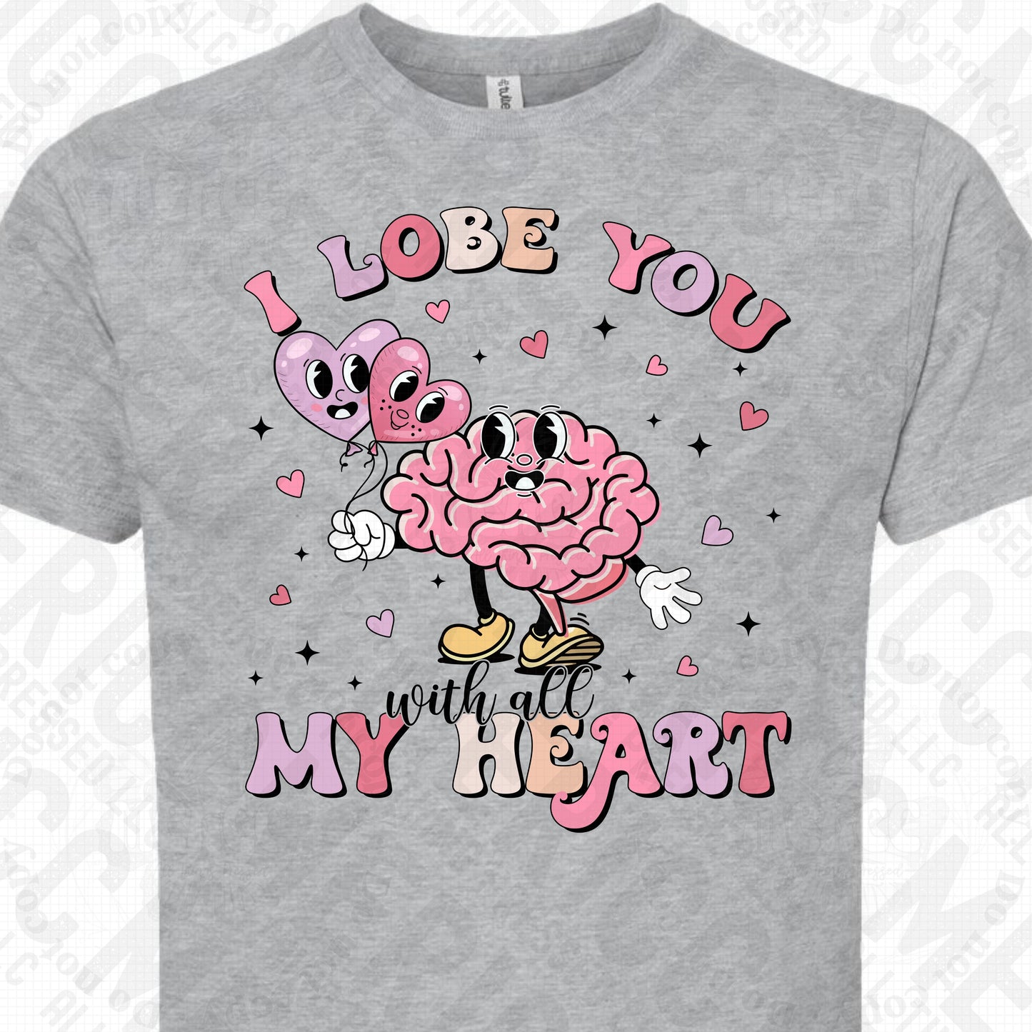 I lobe you with all my heart