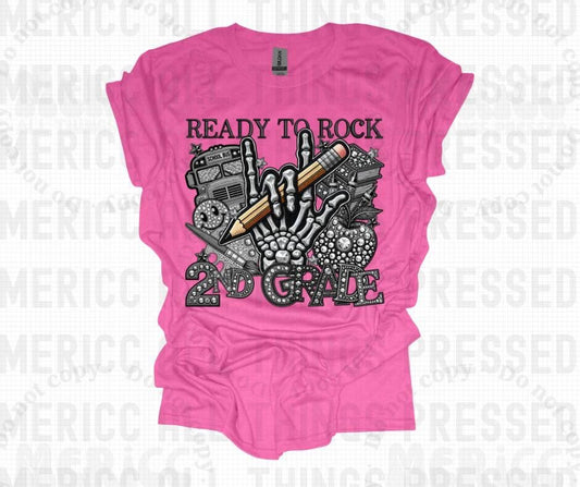Ready To Rock 2nd Grade Faux Diamonds DTF