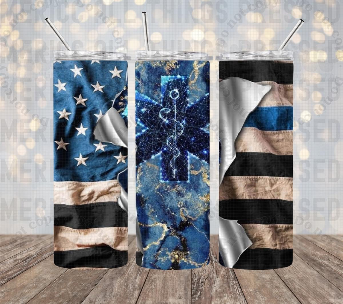 EMS Flag Tumbler
