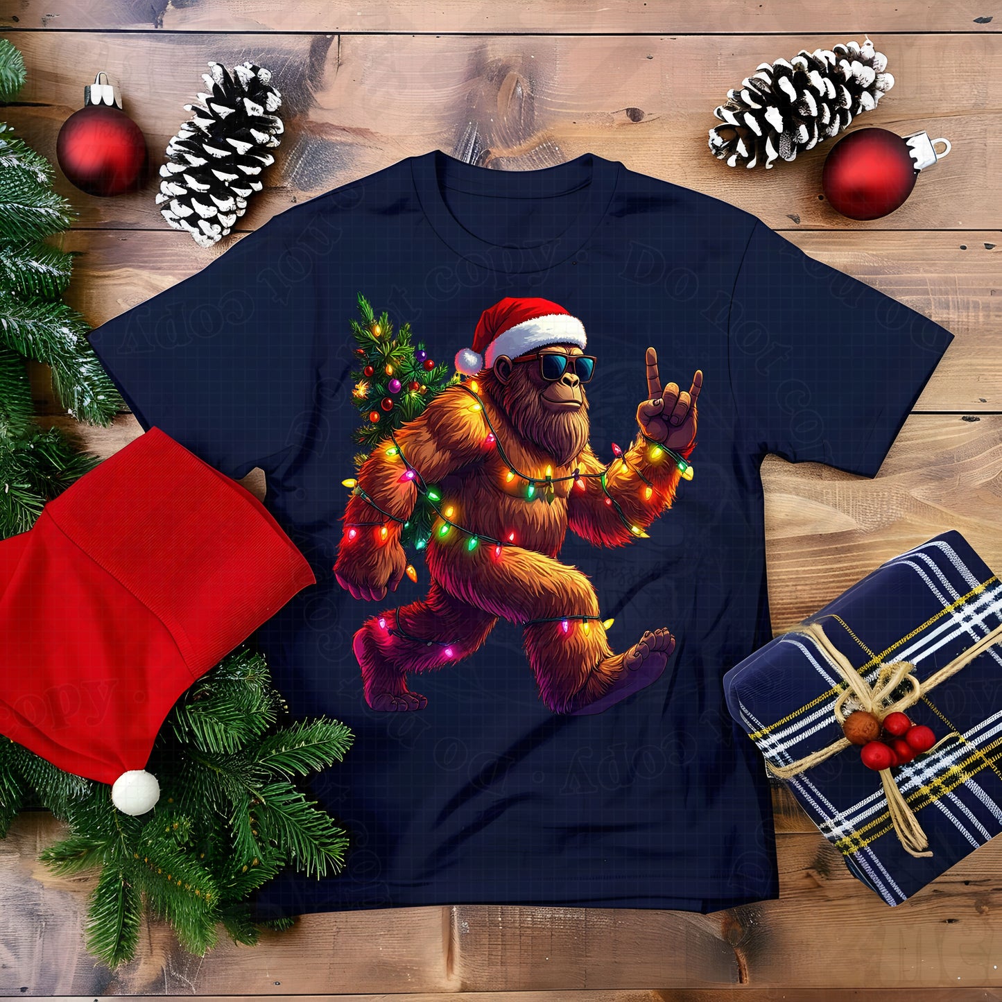 Christmas Bigfoot