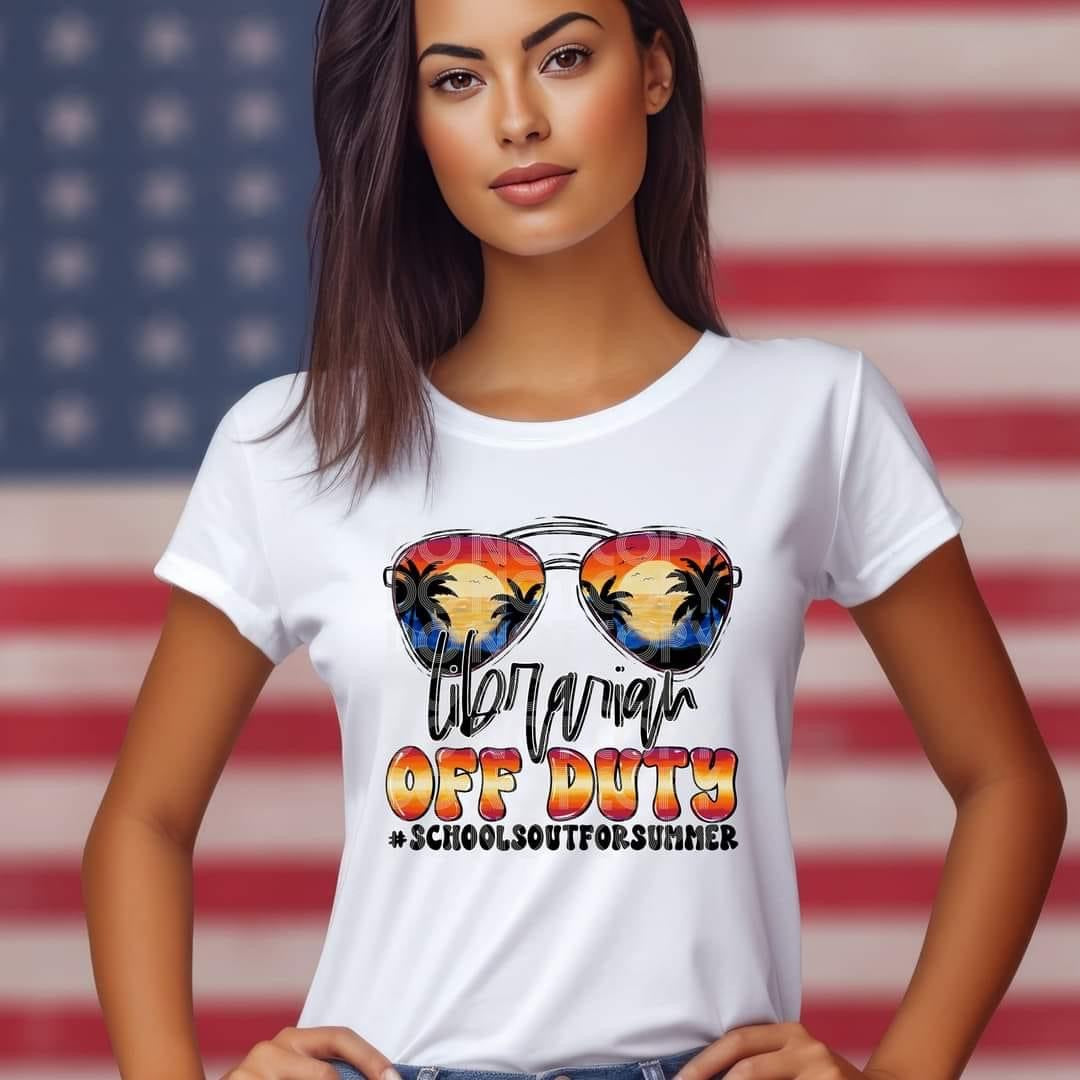 ‘Librarian Off Duty’ 🕶️ Tee