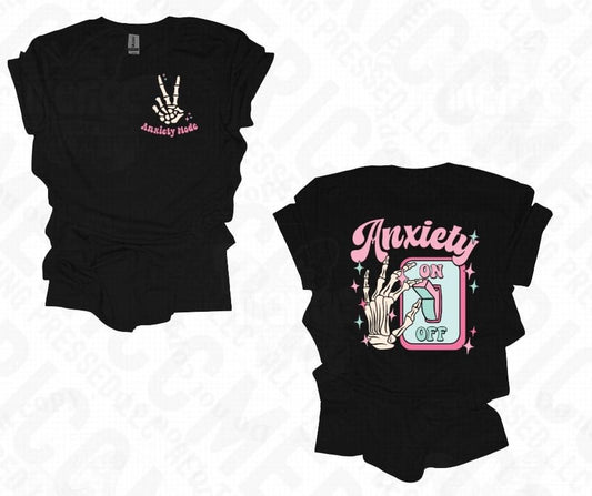 Anxiety Mode: On ✌️ Tee
