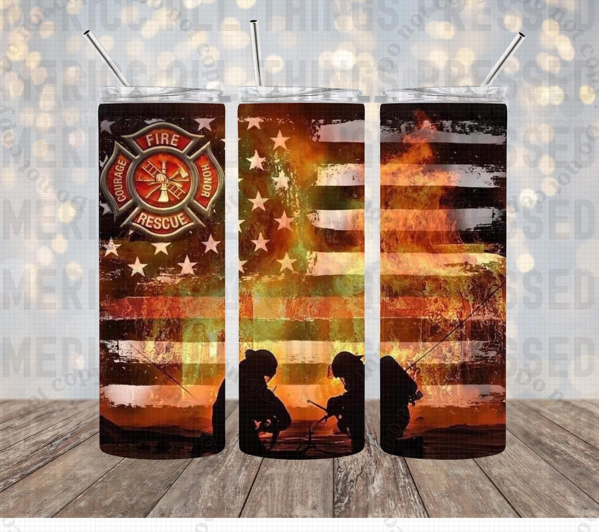 Fire Rescue 🇺🇸 Tumbler
