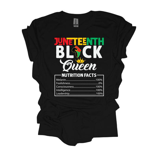 Juneteenth Black Queen Tee