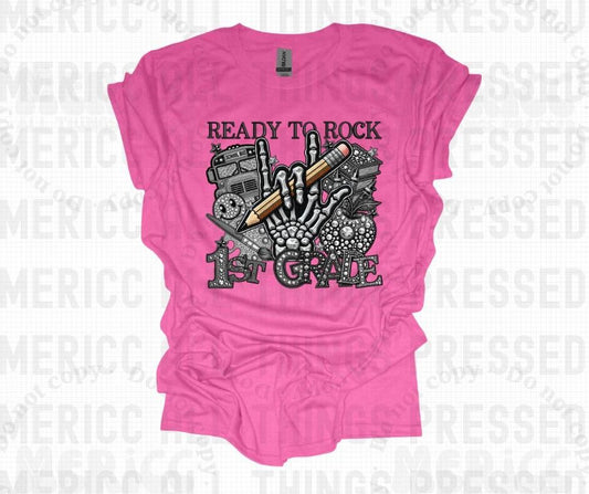 Ready To Rock 1st Grade Faux Diamonds DTF