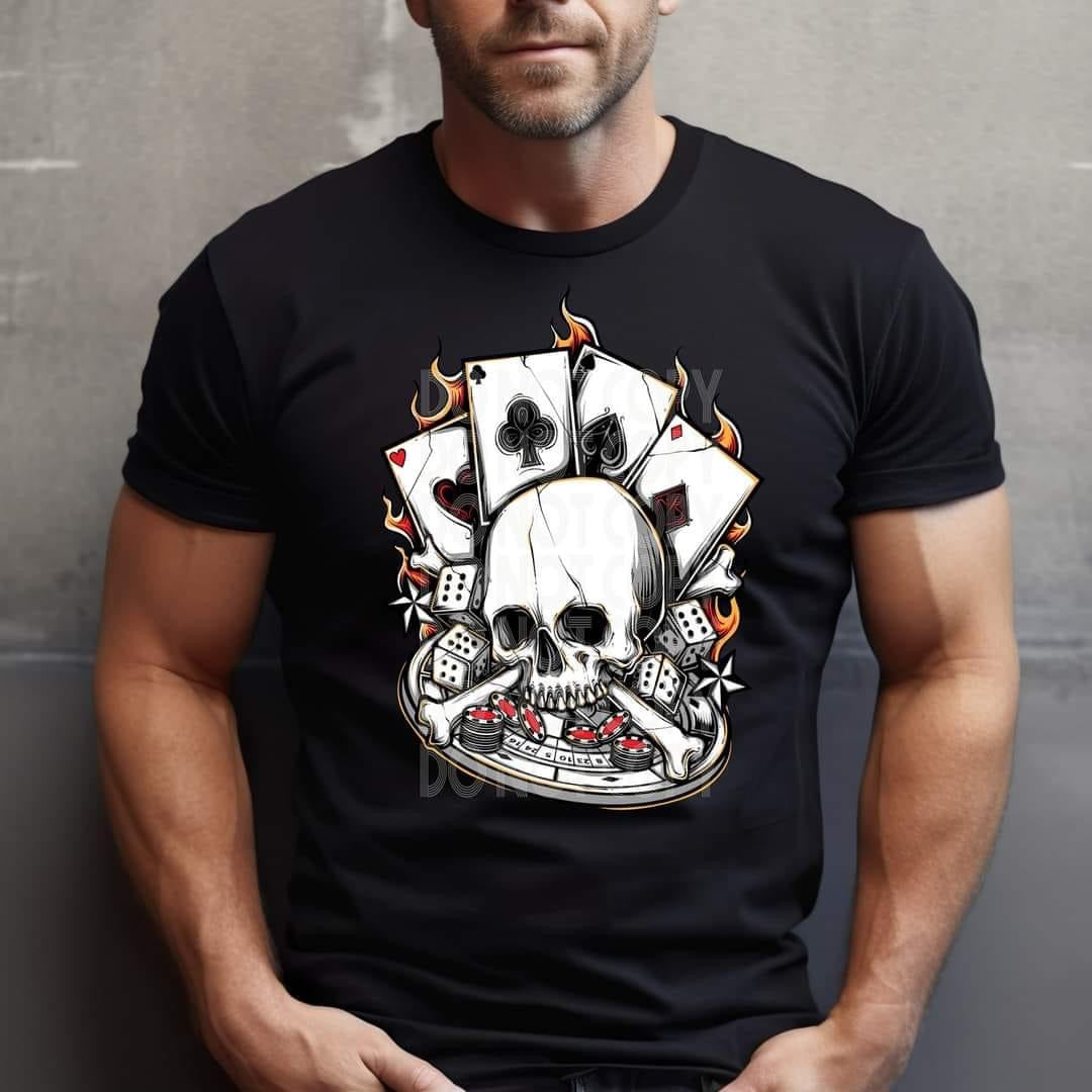 Gambling Skull Tee