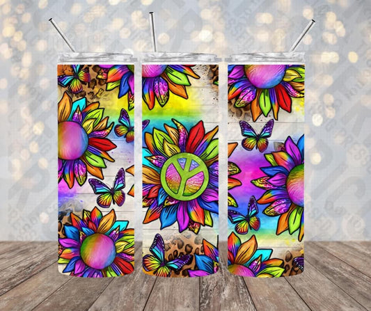 20oz | 30oz Peace Sunflower Tumbler