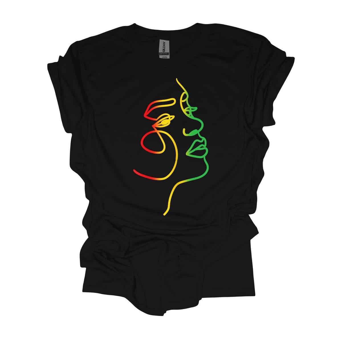 Juneteenth Face Outline Tee