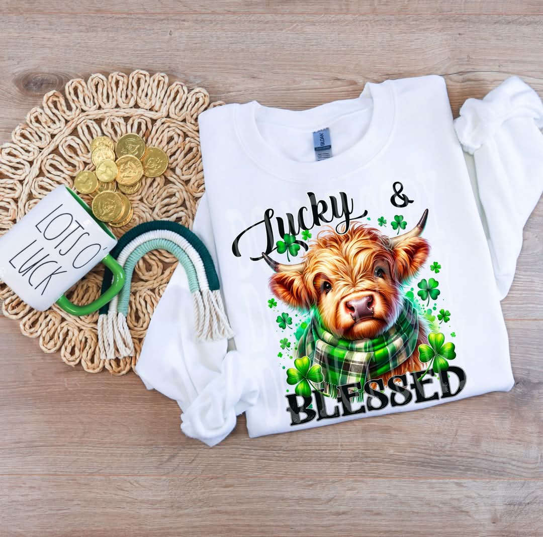 Lucky & Blessed Tee