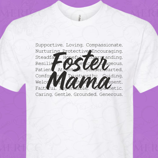 Foster Mama | Black DTF