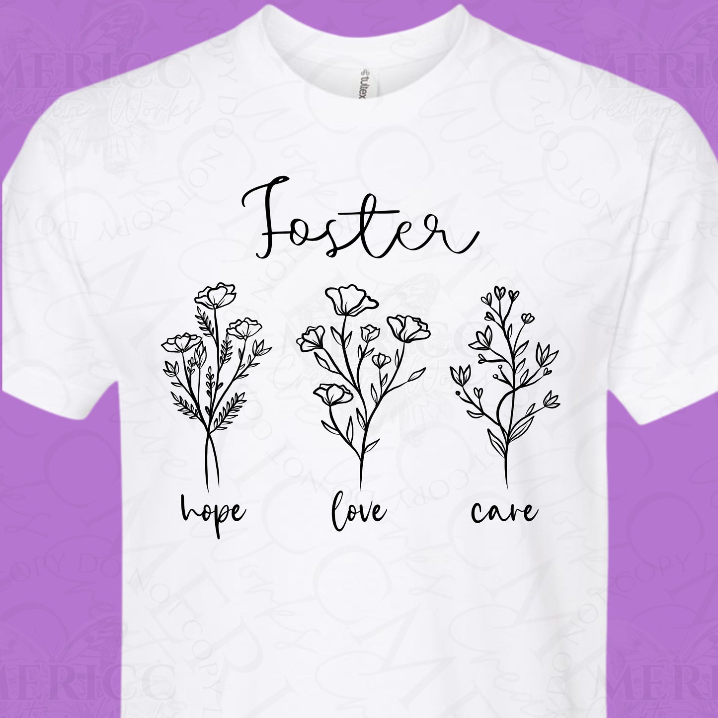Foster | Hope, Love, Care DTF