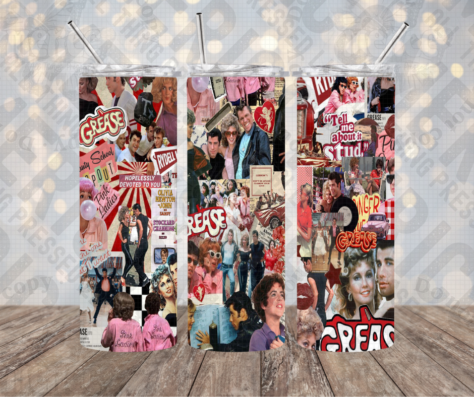 20oz | 30oz Grease Movie Tumbler 0079