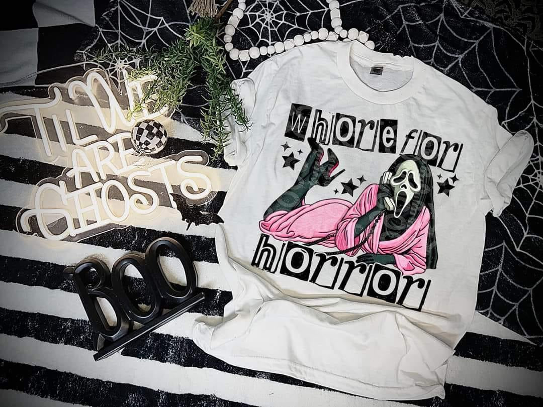 Whore for Horror Tee