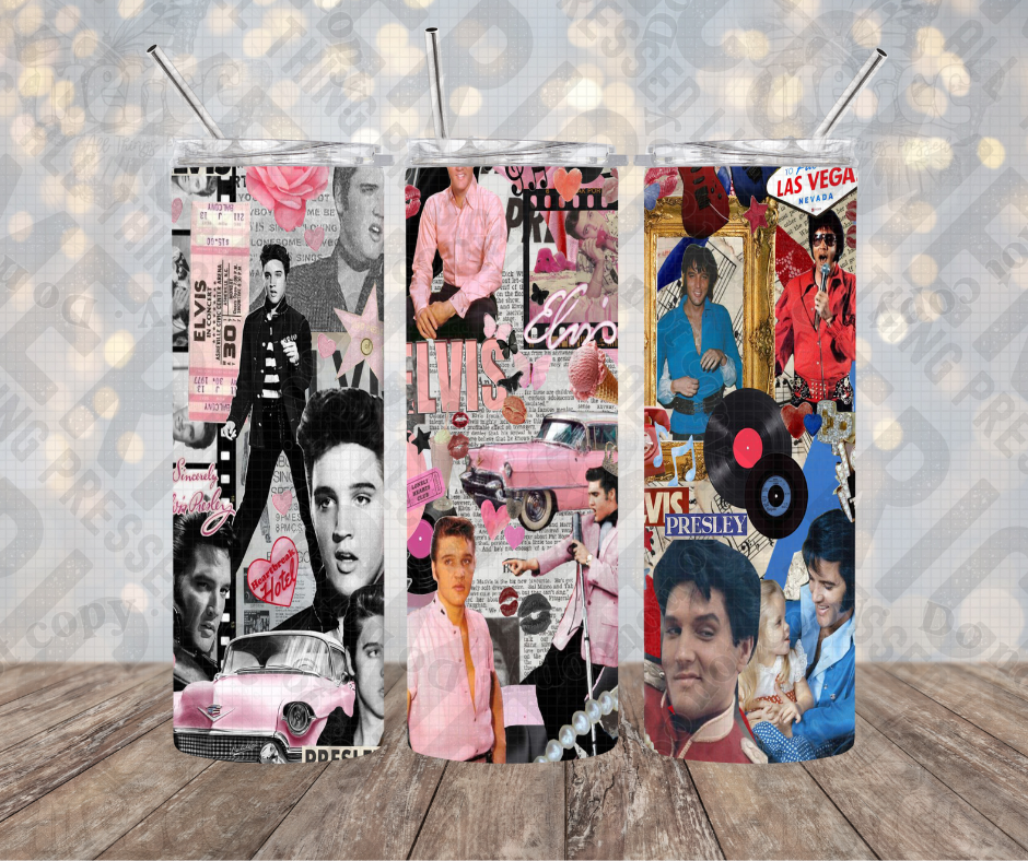 20oz | 30oz King Elvis Movies Tumbler 0078