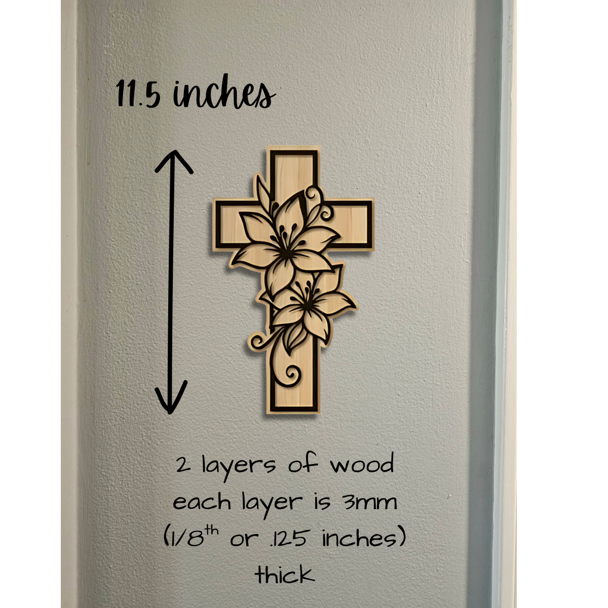 Easter Lily Cross