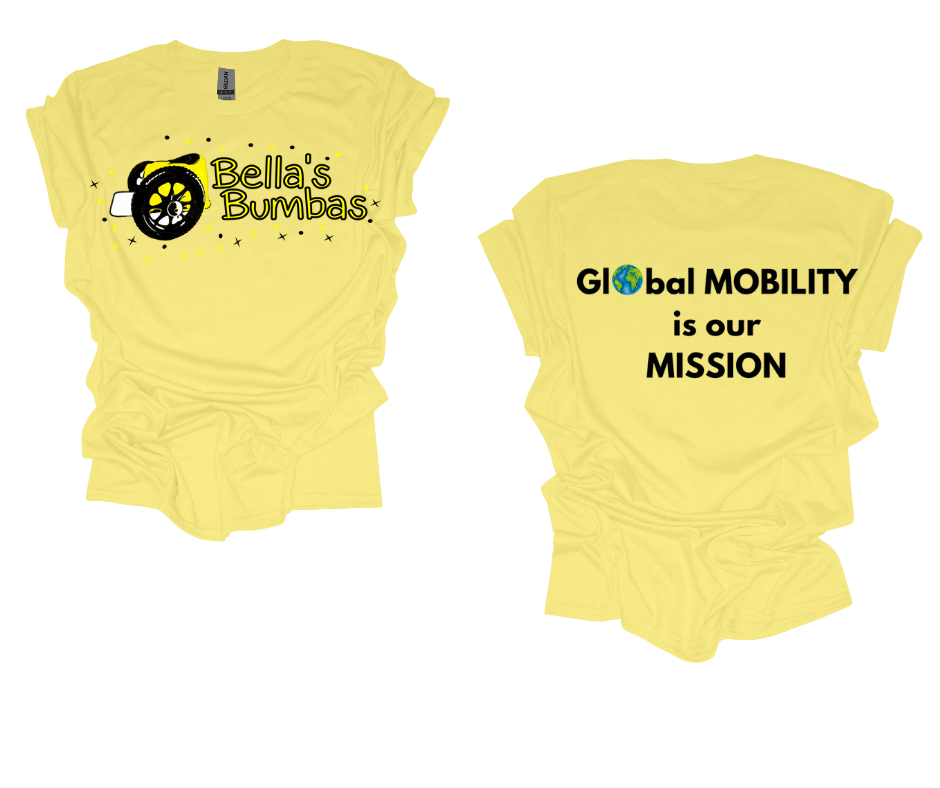 Exclusive Bellas Bumba's T-Shirts Yellow w/stars