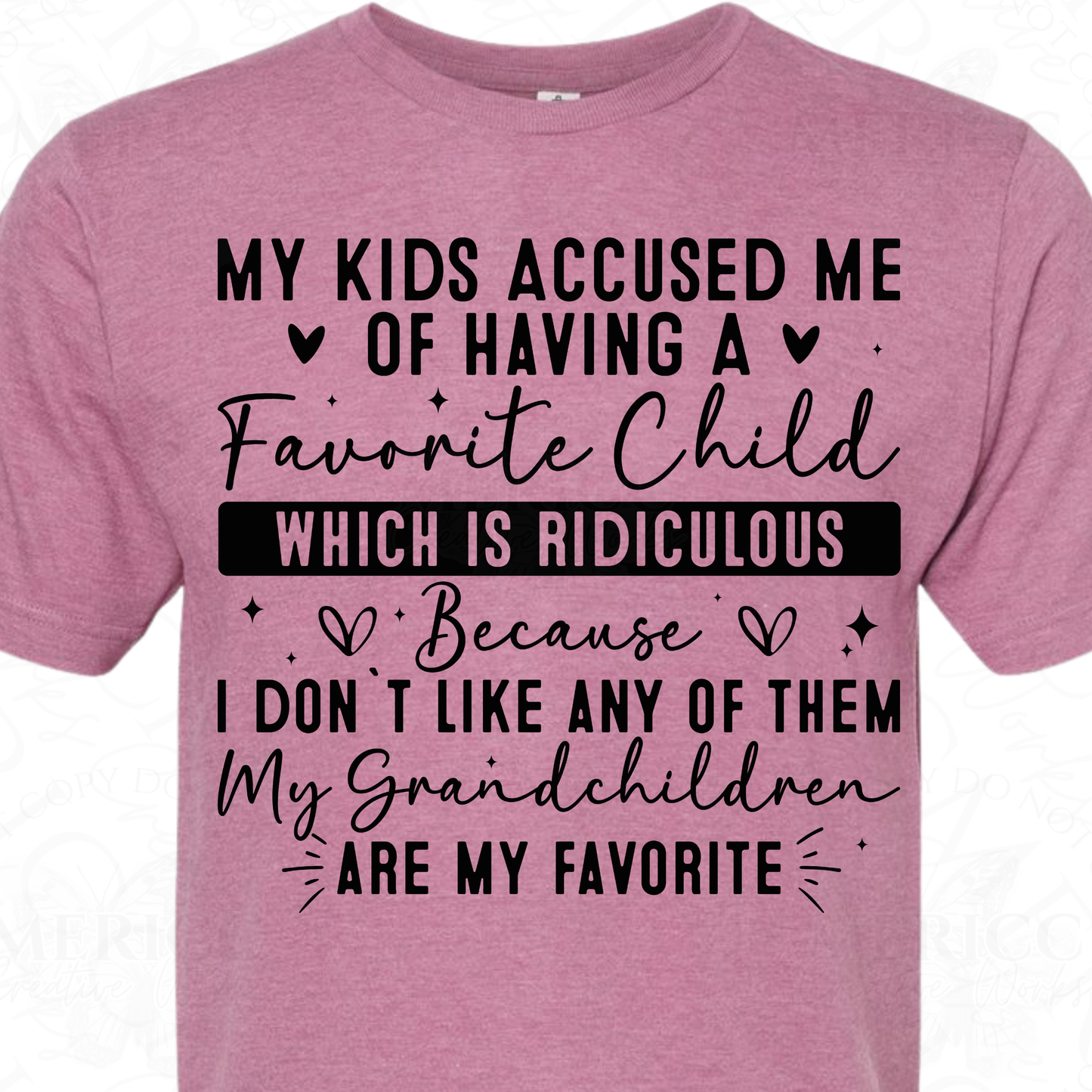 My Grandkids are My Favorite DTF