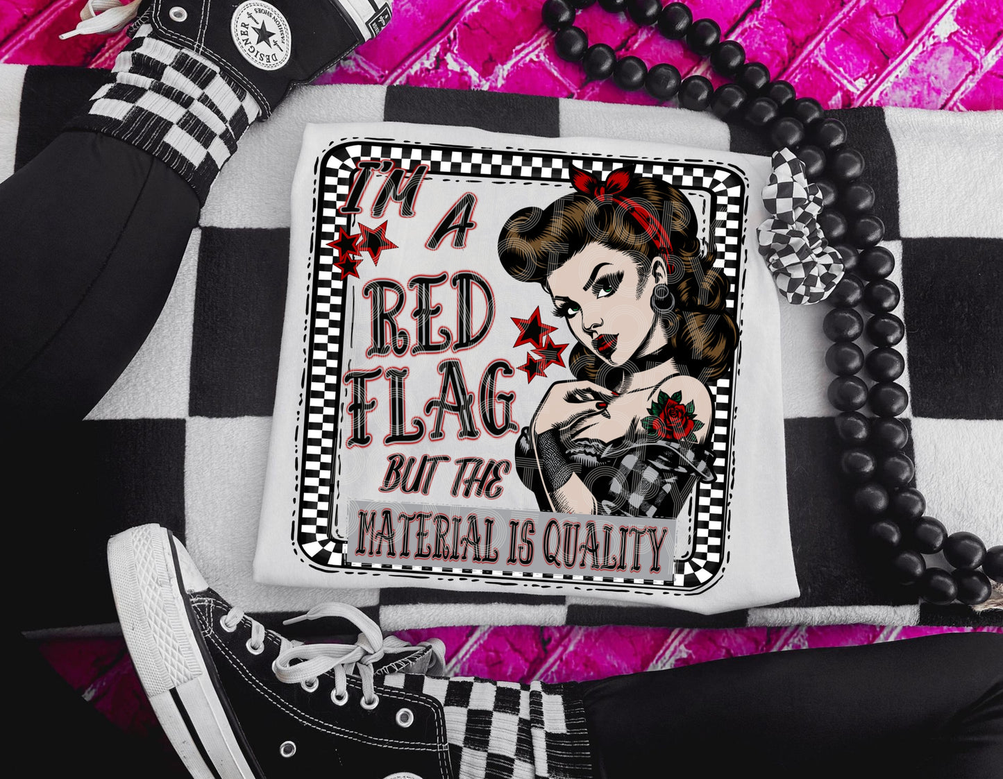 I'm A Red Flag Tee